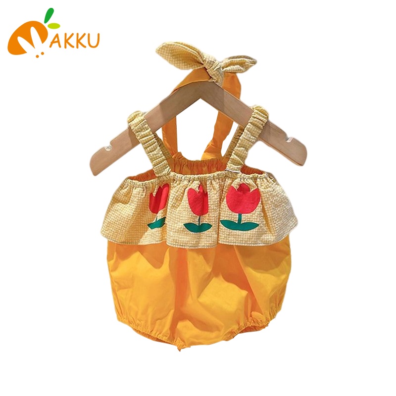 Đầm Hoa Tulip Xinh Xắn Cho Bé Gái