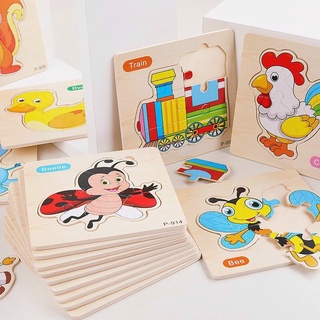 Tranh ghép chất liệu gỗ 3d 6 mảnh