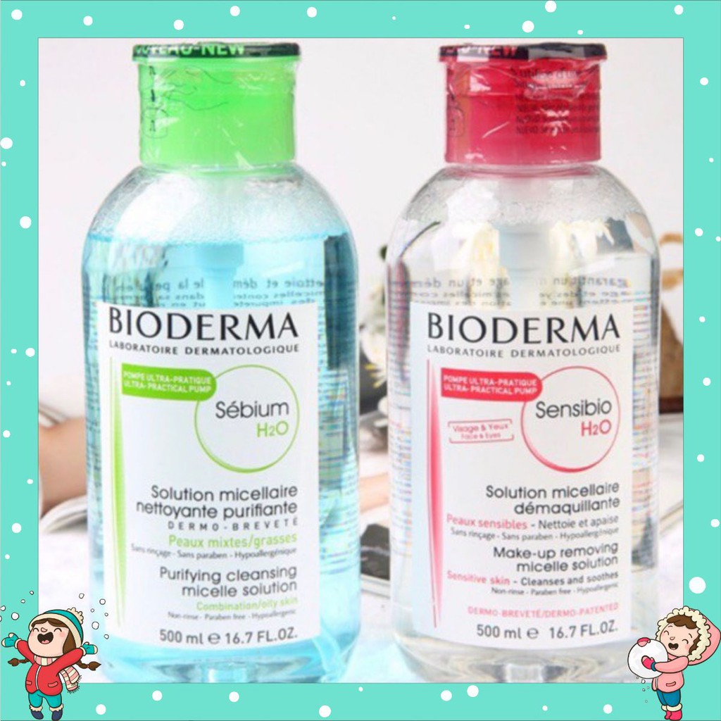 [NỔI BẬT] Nước tẩy trang BIODERMA Sensibio H2O Pháp Nắp Nhấn [NỔI BẬT] | BigBuy360 - bigbuy360.vn