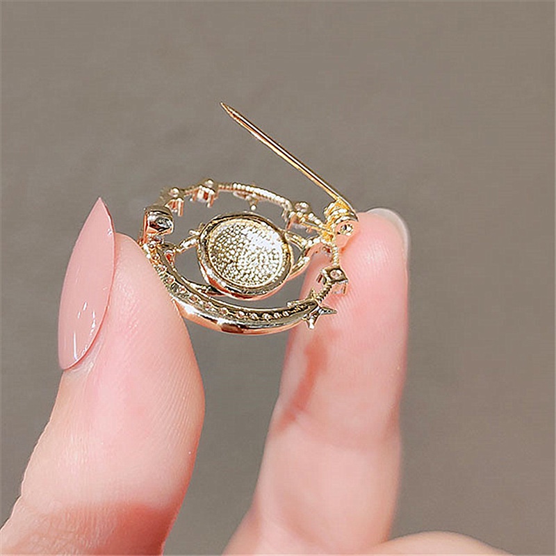 Ghim Cài Cổ Áo Hình Hành Tinh Độc Đáo Dễ Thương Cao Cấp