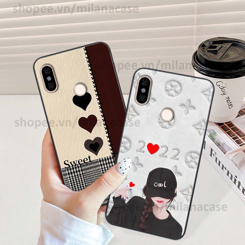 Ốp Xiaomi Redmi Note 5 / Note 6 hình trái tim be love tình yêu siêu đẹp, cá tính, thời trang