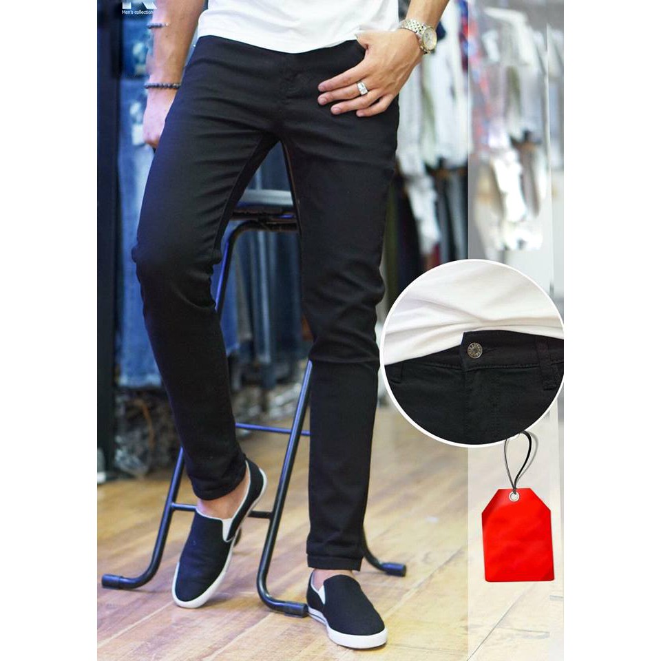 Quần Jean Nam Xước Nhẹ Màu Xanh Đậm Dáng Trẻ Trung | BigBuy360 - bigbuy360.vn