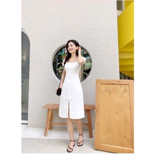 -❣️FREESHIP❣️ĐẦM CHỮ A TAY PHỒNG DỄ THƯƠNG