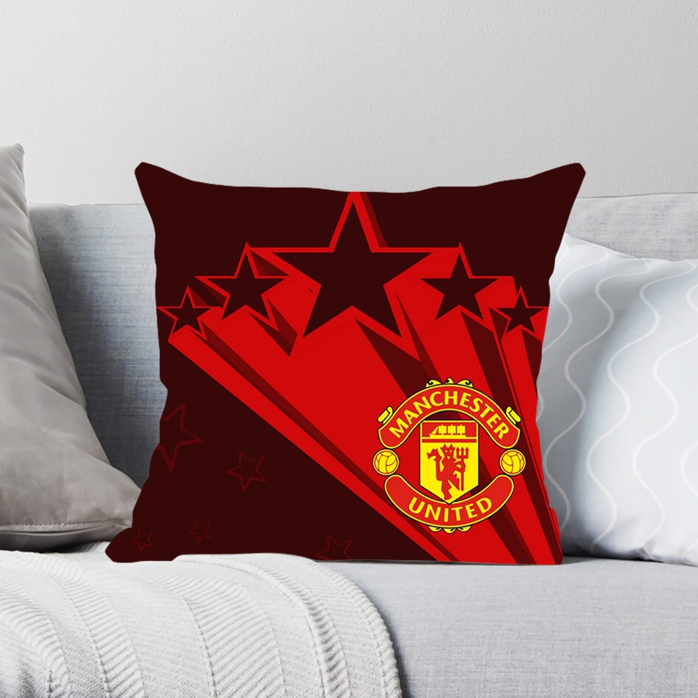 Áo Gối Hai Mặt In Hình Đội Tuyển Bóng Đá Manchester United 3D