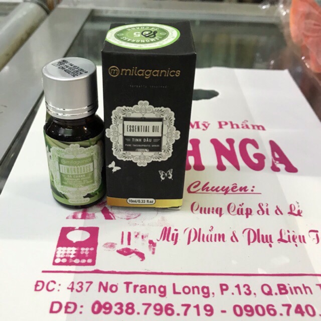 Tinh dầu xã chanh Milaganics