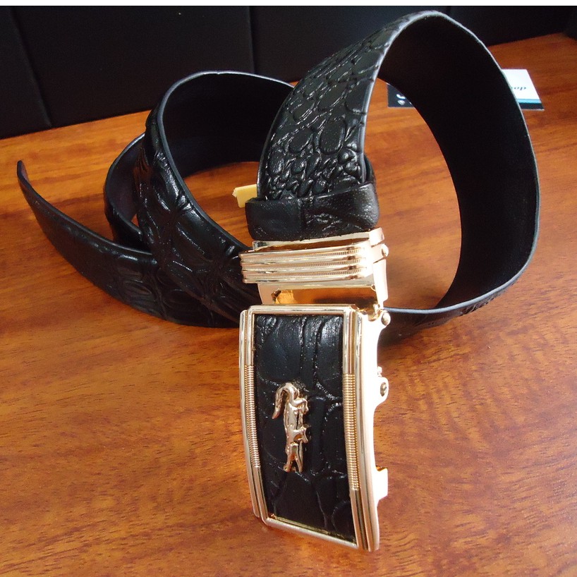 Thắt Lưng Nam 2019 Da Bò 100% Vân Cá Sấu Khóa Hợp Kim Không Rỉ ( Dây Lưng, Dây Nịt ) | BigBuy360 - bigbuy360.vn