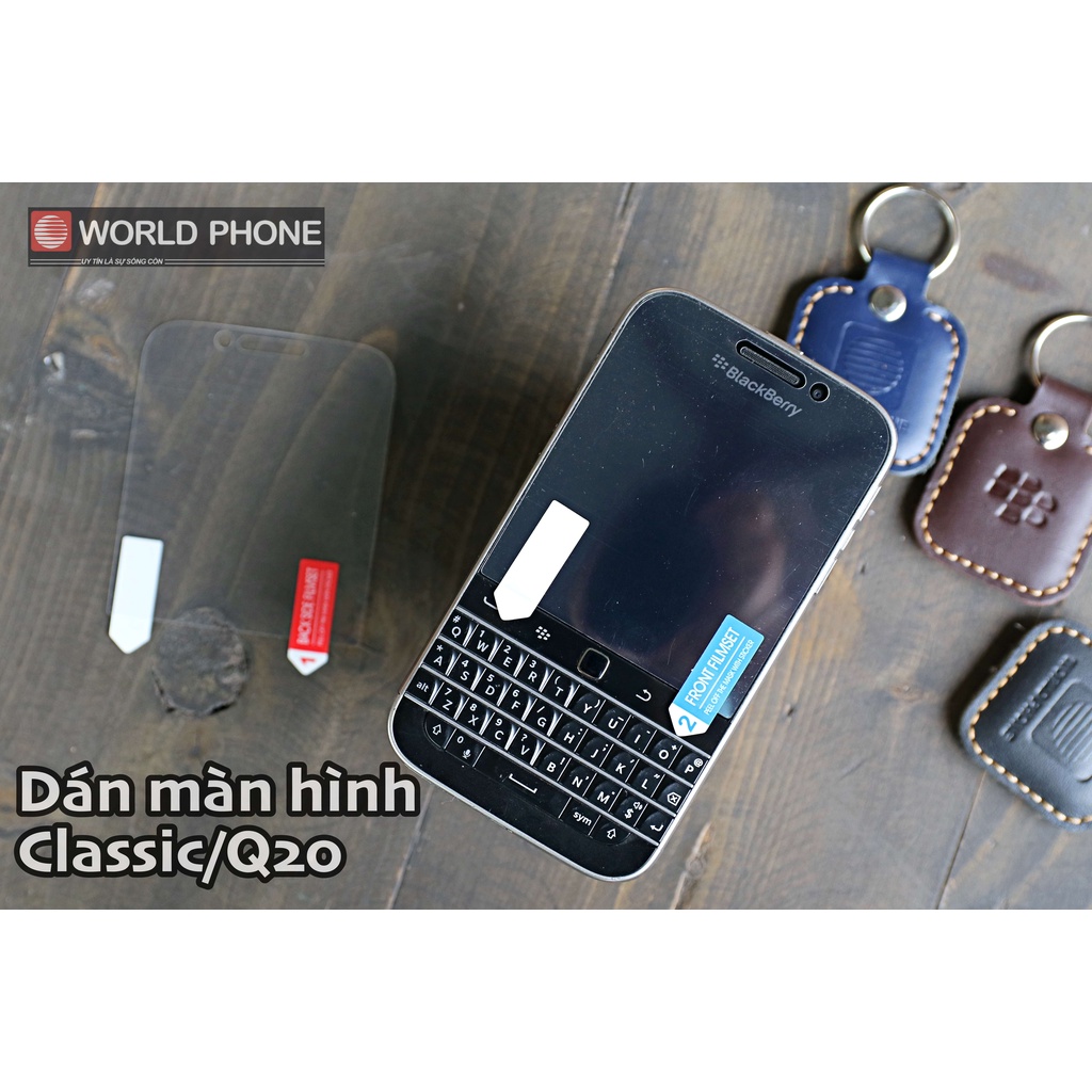 Miếng dán màn hình BB Classic Q20, Combo 2 Dán chống xước chất lượng, siêu đẹp, Tặng gói khăn lau