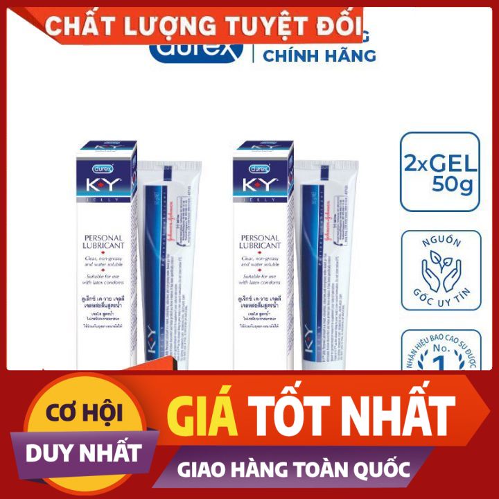 Gel bôi trơn Durex KY tuýp 50g hàng chính hãng