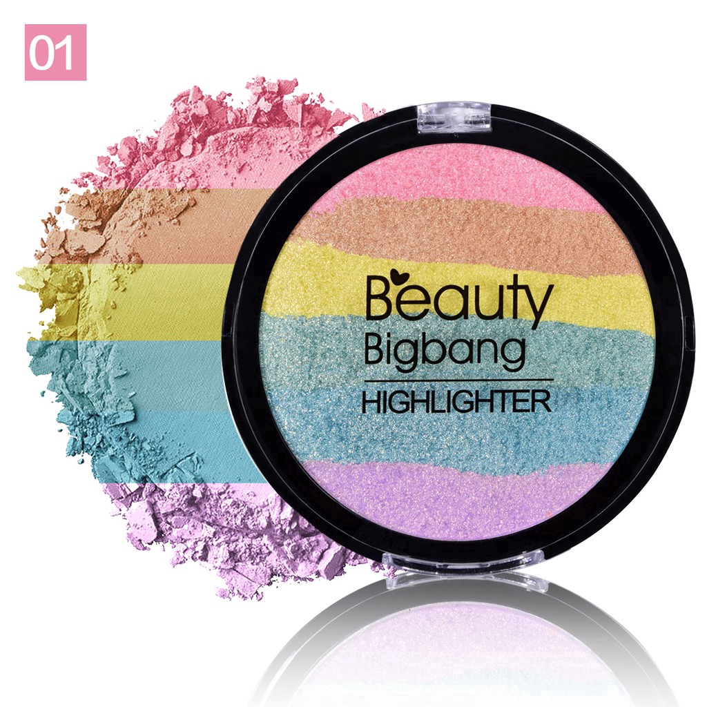 [Hàng mới về] Bảng phấn highlight màu sắc cầu vồng đẹp mắt BeautyBigBang CEP