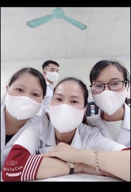 Set 10 Khẩu Trang Vải Trắng Chống Bụi Mịn Và Kháng Khuẩn Hàng Cao Cấp