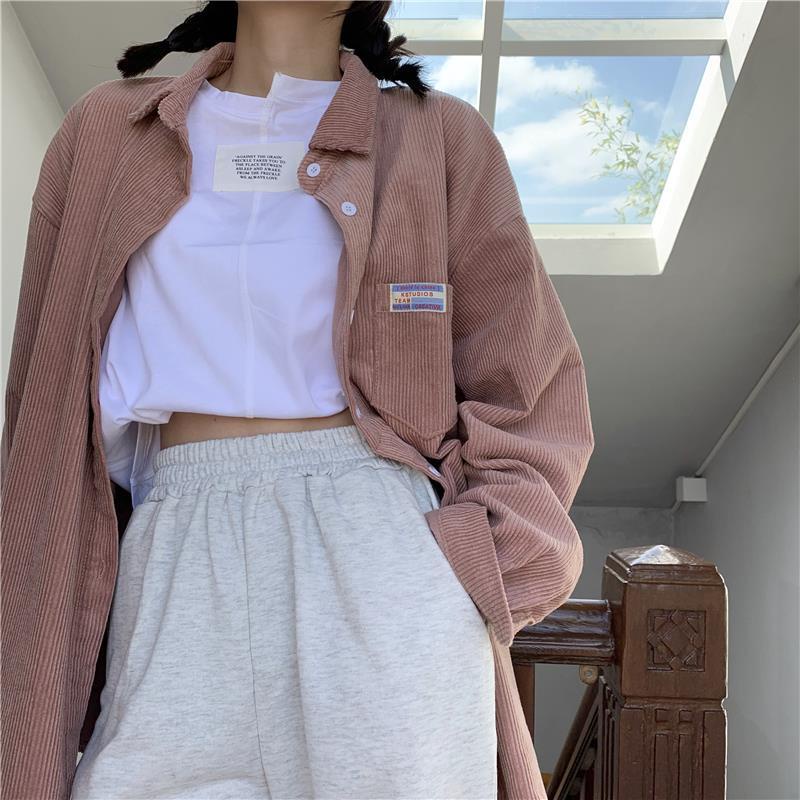 Áo khoác sơ mi tay dài thời trang dành cho nữ