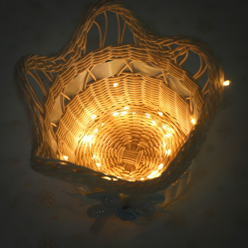 [Dùng Pin] Cuộn dây led đom đóm fairy light siêu sáng (1m/2m)