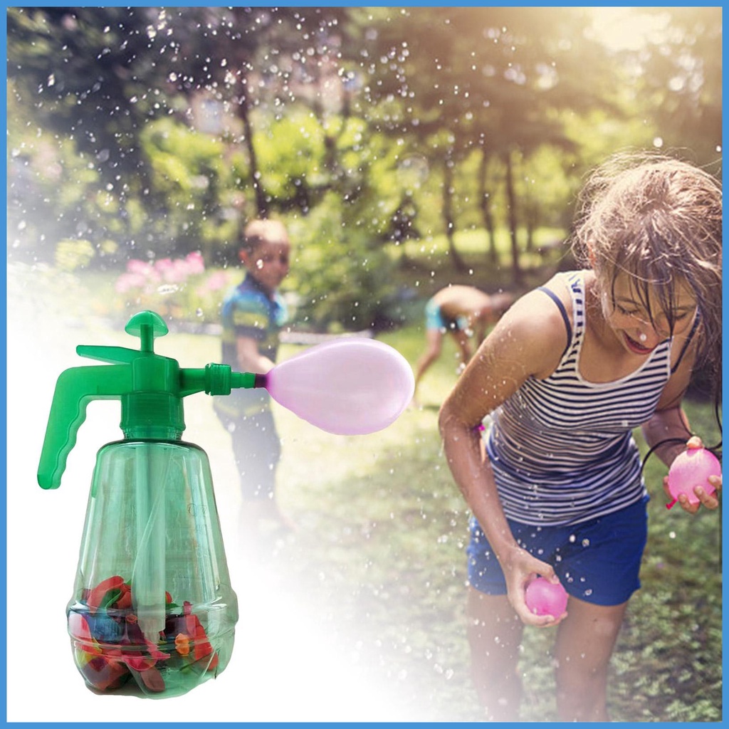 Bộ 500 Dụng Cụ Bơm Bong Bóng Nước Nhanh Chóng Dùng Chơi Game