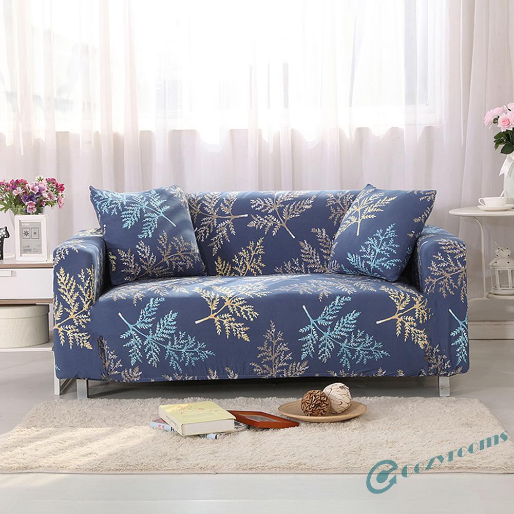 Set áo phủ ghế sofa + 2 gối tựa lưng bằng vải Polyester co giãn tốt