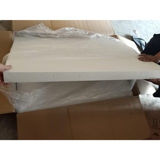 Tấm chắn lửa bông Ceramic ép dưới  dạng tấm 25MM* 600*900 Chịu nhiệt 1260 độ C