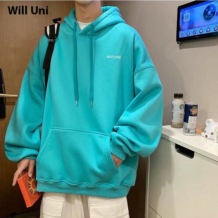 ÁO HOODIE MATURE NGỌC/ XÁM/ ĐEN/ CAM/ TRẮNG/ BE/ XANH