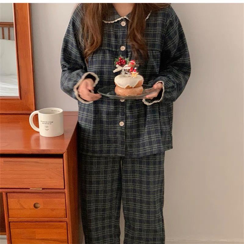 Bộ ngủ / mặc nhà pyjama dài taobao