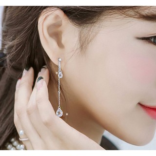 Bông Tai Pha Lê Bạc 925 S445