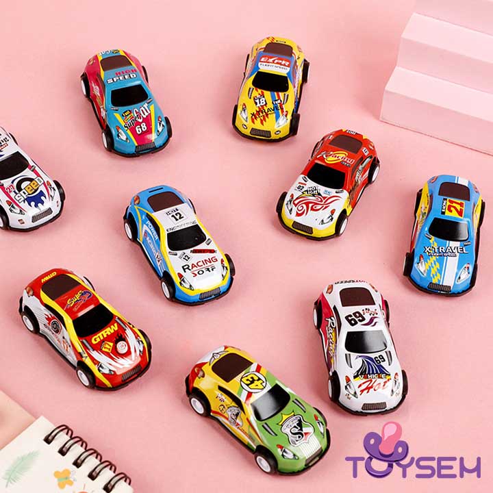 Đồ chơi xe ô tô mini chống va đập chống rớt chạy quán tính - Quà tặng sinh nhật cho bé