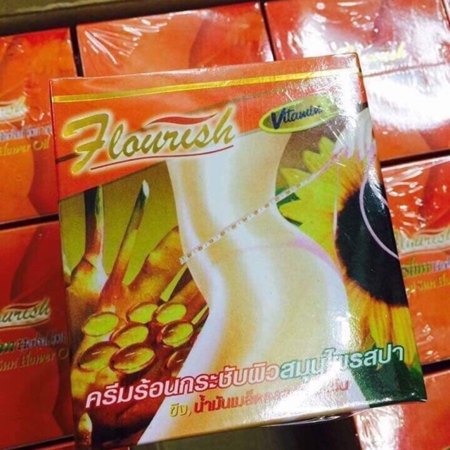 ✅ Chính hãng Kem tan mỡ bụng gừng ớt Flourish Thái Lan