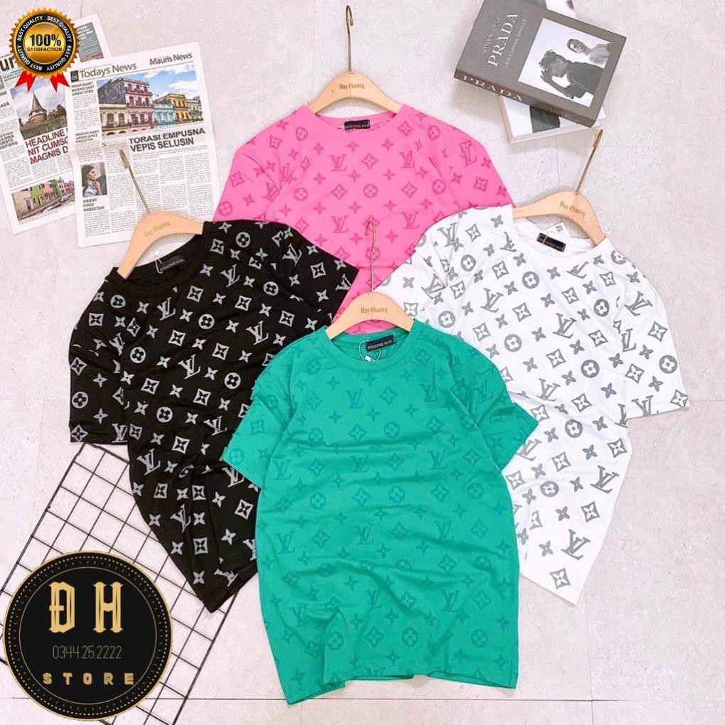 Áo Phông Áo Thun Nam Nữ Thêu Họa Tiết , Fom Rộng Giấu Quần Hàng Quảng Châu Cao Cấp . | BigBuy360 - bigbuy360.vn