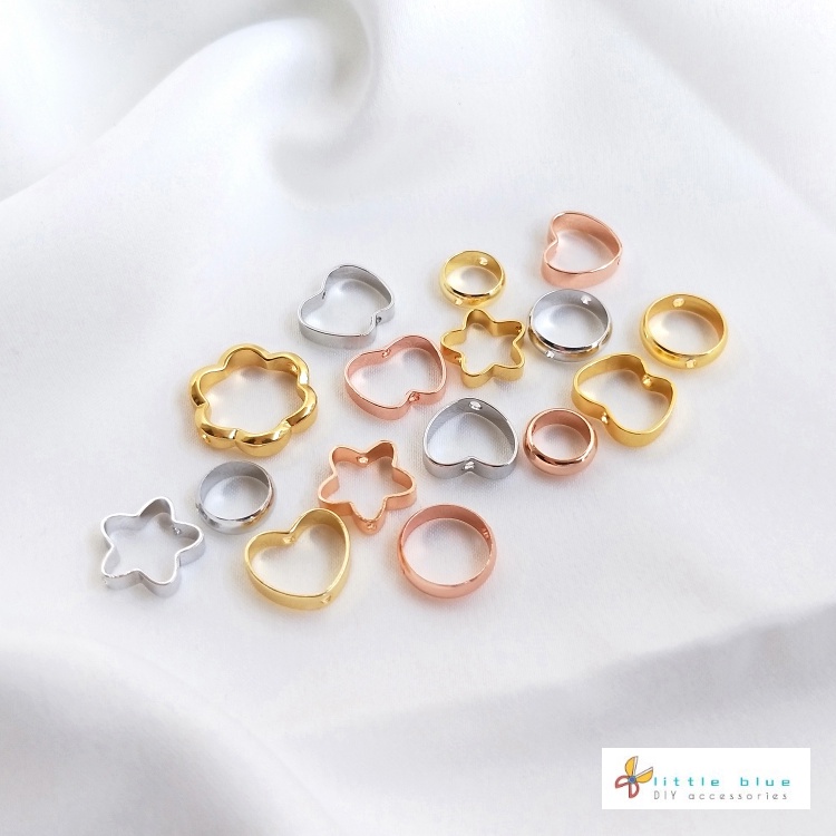 Vòng Tròn Trang Trí Bằng Đồng Thau Mạ Vàng 18K Xinh Xắn