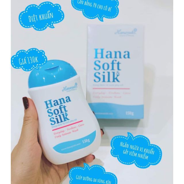 HANAYUKI - Dung Dịch Vệ Sinh Phụ Nữ Hana Soft Silk Hanayuki