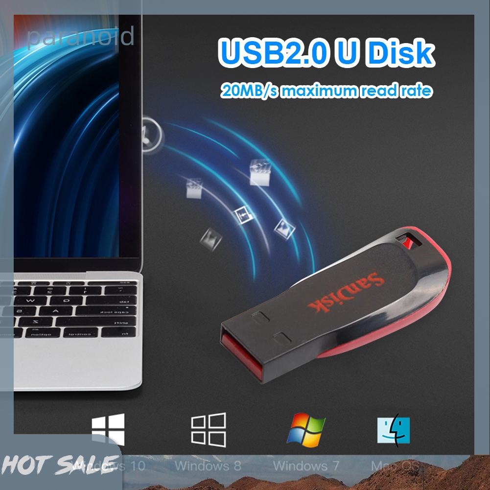 Ổ Đĩa USB 2.0 Mini Cho Loa Xe Hơi / TV | BigBuy360 - bigbuy360.vn