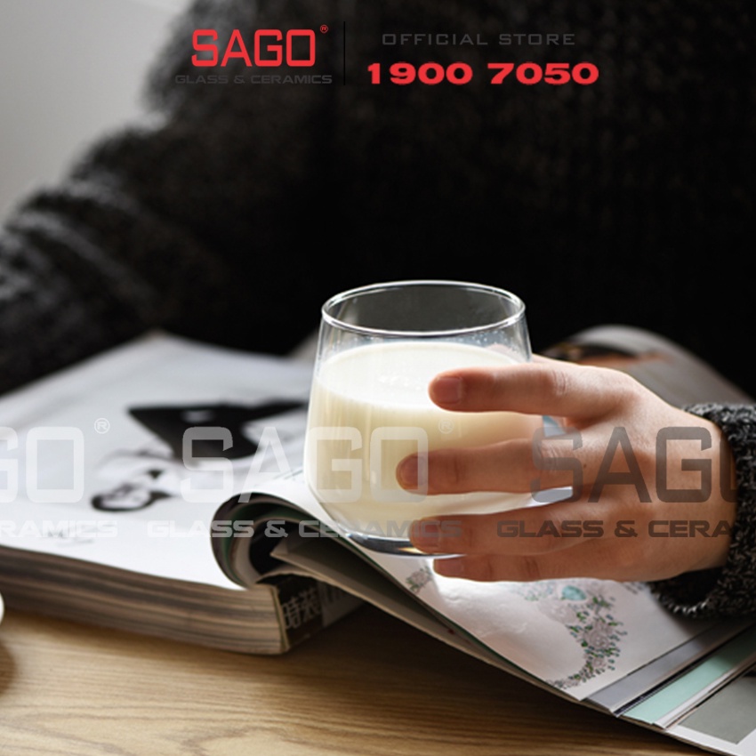 Ly Thủy Tinh Deli Lexington Rock 370ml | Thủy Tinh Cao Cấp