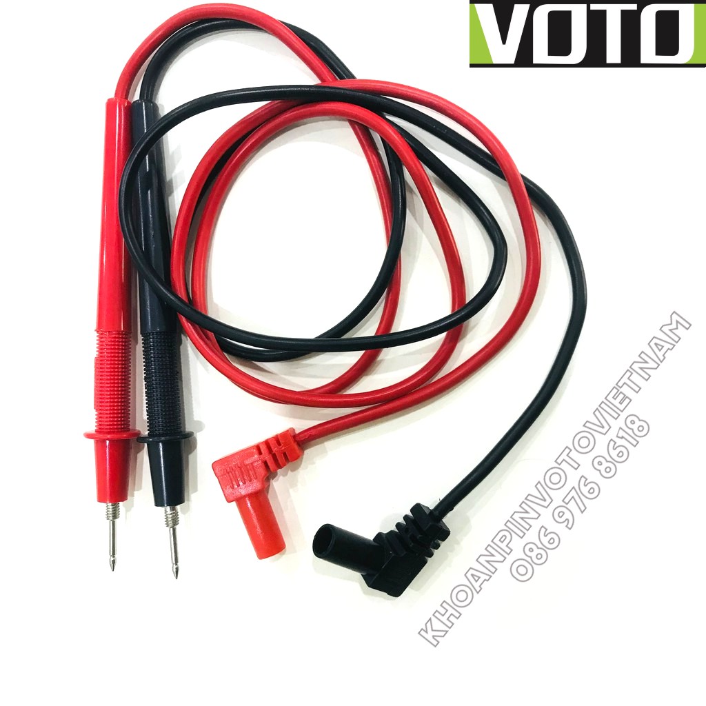 Cặp dây đo đồng hồ vạn năng, dây đo ampe kìm VOTO dùng được cho nhiều loại model máy