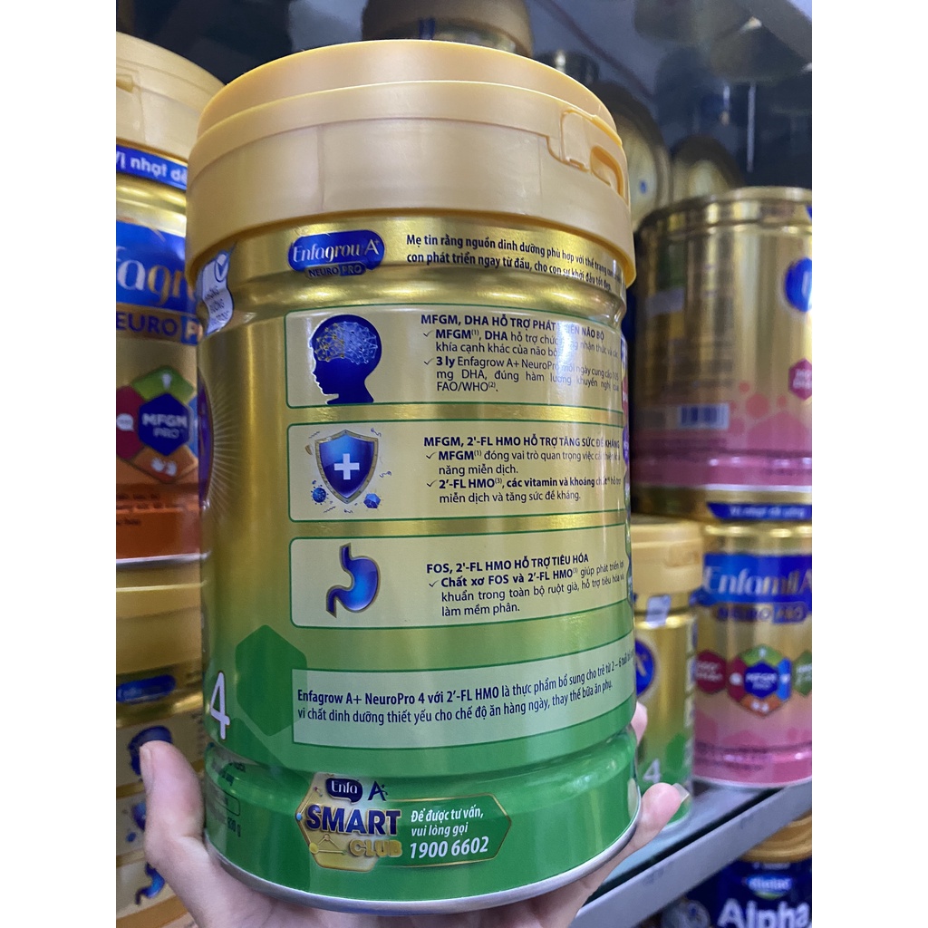 Sữa Enfagrow A+ 4 830g date t1/24