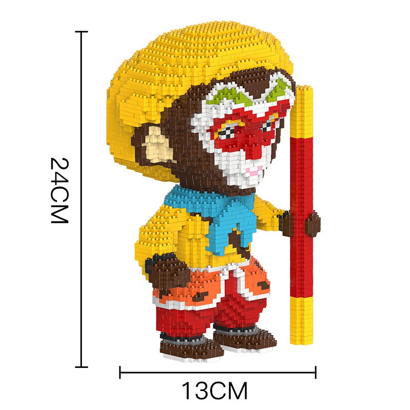 BILEGOX Lego mini HC magic 9881 tôn ngộ không cầm gậy 3496 pcs