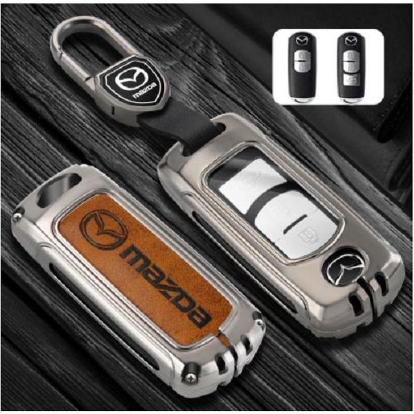 (Hà Nội) Ốp Bảo Vệ Chìa Khóa Xe Mazda 2, Mazda 3, CX5, CX8, Mazda 6,...Bằng Hợp Kim Cao Cấp