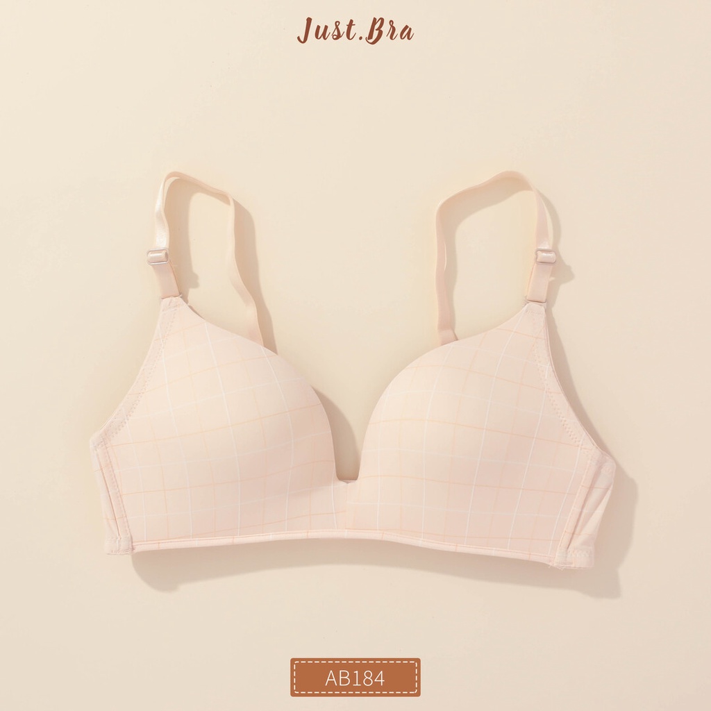 Áo Ngực Kẻ Caro Không Gọng Đệm Mỏng Just Bra Ab184 | BigBuy360 - bigbuy360.vn