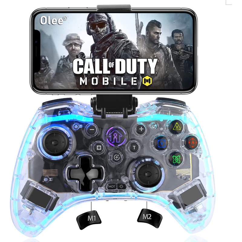 Tay Cầm Chơi Game Không Dây Cho iPhone 13 / 12 / 11 iPad MacBook Samsung Máy Tính Bảng N-Switch PS5 PS4 PS3