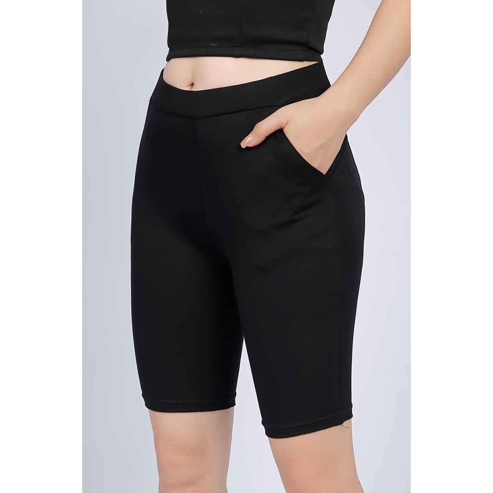 Quần Legging nữ,legging đùi nâng mông ,cạp cao co giãn 4 chiều ngoại cỡ đến 110kg - Ceza