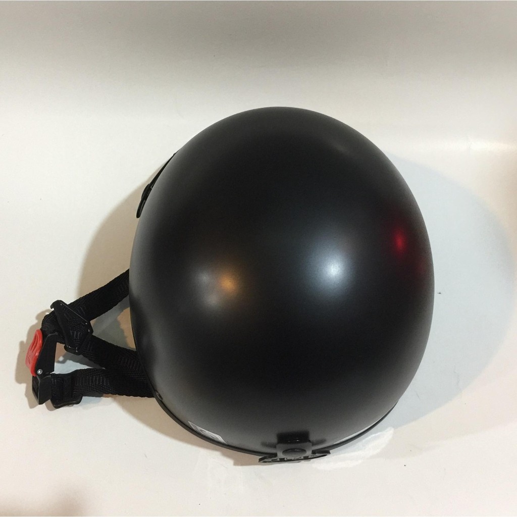 MŨ BẢO HIỂM NỮA ĐẦU ĐEN TRƠN-BẢO HÀNH 12 THÁNG