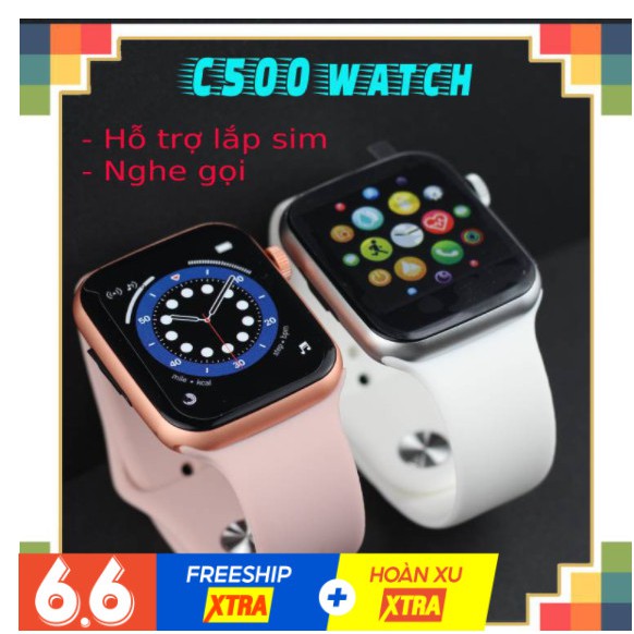 Đồng Hồ Thông Minh C500 - Lắp Sim Nghe Gọi Nhắn Tin Độc Lập, Lắp Được Thẻ Nhớ Nghe Nhạc
