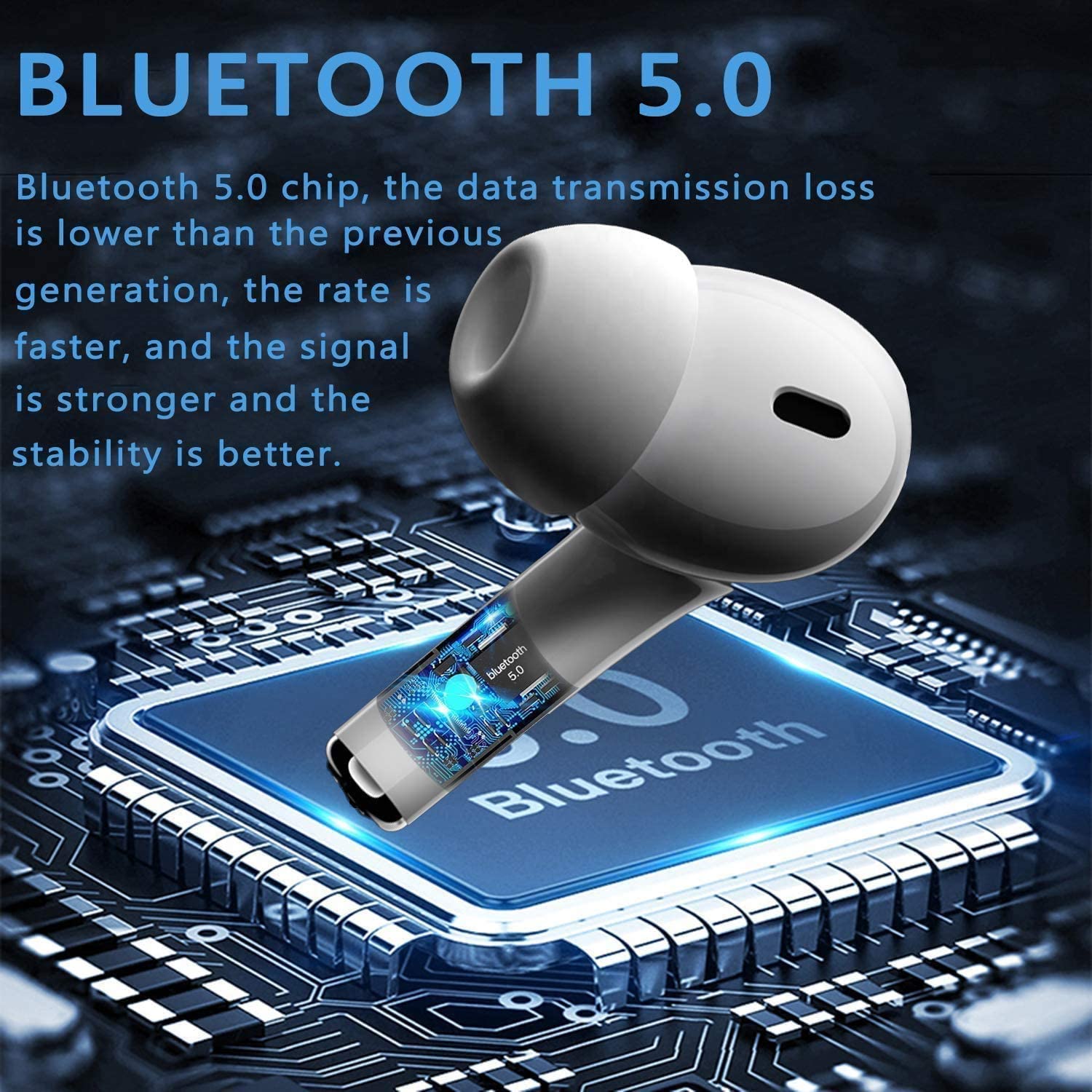 Tai nghe bluetooth không dây màu macaron TWS dành cho android và ios | BigBuy360 - bigbuy360.vn