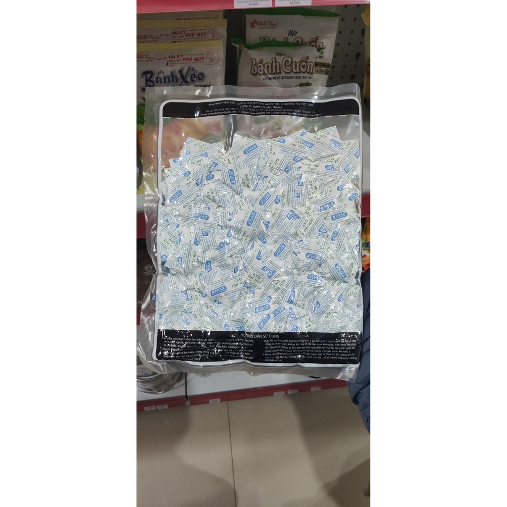 Túi hút oxi thực phẩm O-BUSTER 30cc ( 250 Gói )