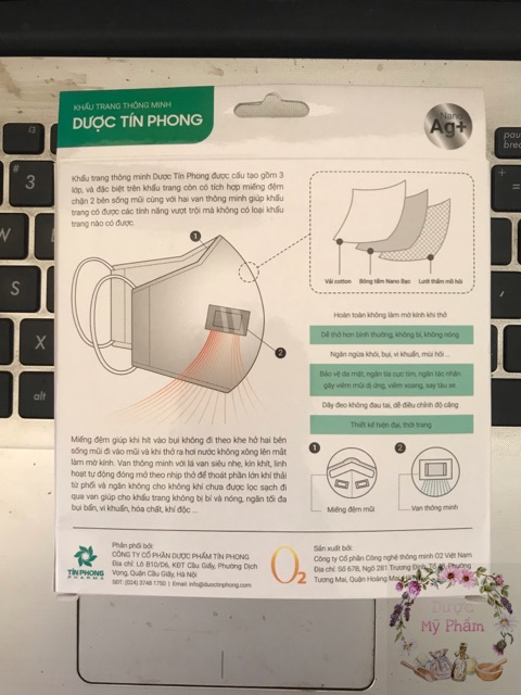 Khẩu trang nano bạc Dược Tín Phong | BigBuy360 - bigbuy360.vn