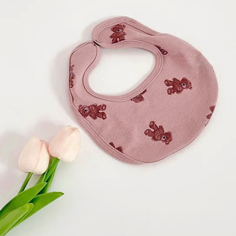 Yếm Ăn Cotton Mềm Mại Thoải Mái Đa Năng Dành Cho Bé 0-5 Tuổi