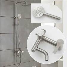 Sen Cây Tròn INOX 304 Nóng Lạnh Cao Cấp LIFEHOME (Tặng vòi xịt vệ sinh nhựa kháng khuẩn)