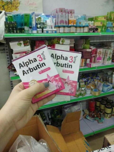 Viên trộn kích trắng Alpha Arvutin 3Plus Thailand (chính hãng Thái)