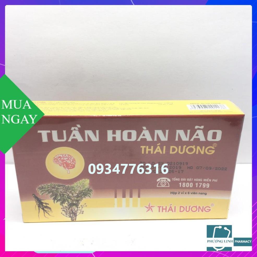 VIÊN NANG TUẦN HOÀN NÃO THÁI DƯƠNG hộp 12 viên