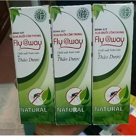 Bình xịt muỗi thảo dược Fly away