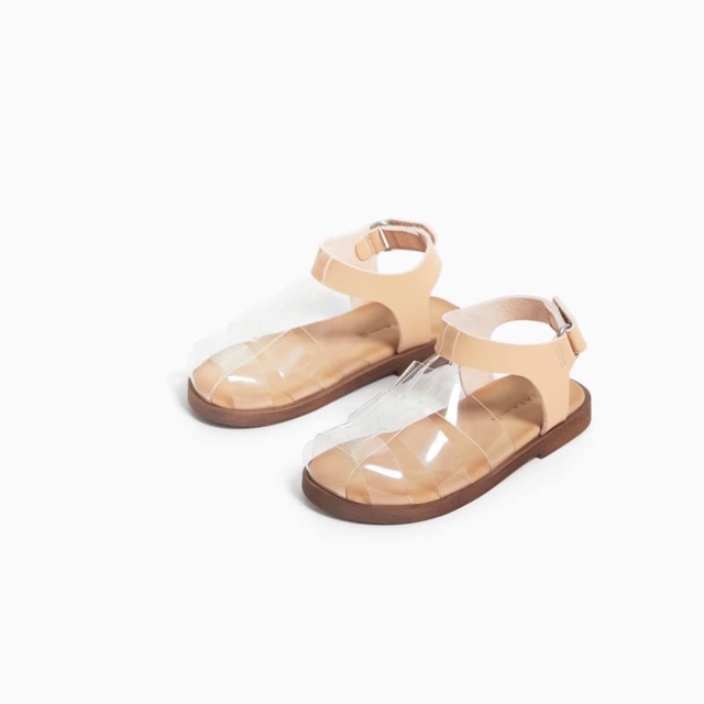 Sandal trong suốt Zara 2019