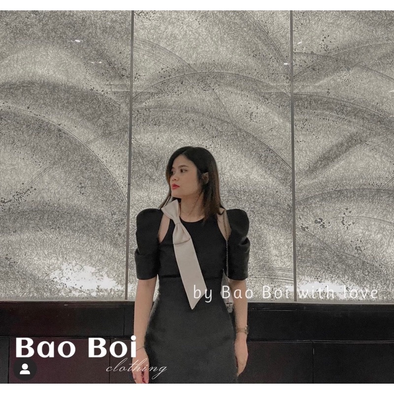 Sét nơ khoét vai tiểu thư