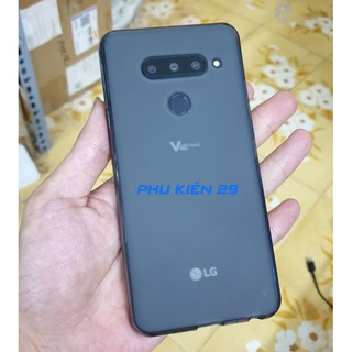 [LG V40/LG V40 ThinQ] Ốp lưng silicon dẻo đen