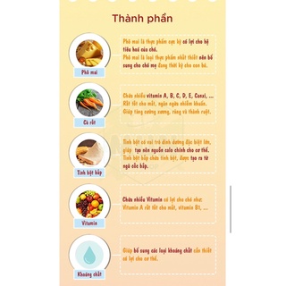 Phô mai viên Cà Rốt cho chó 100gr Bowwow
